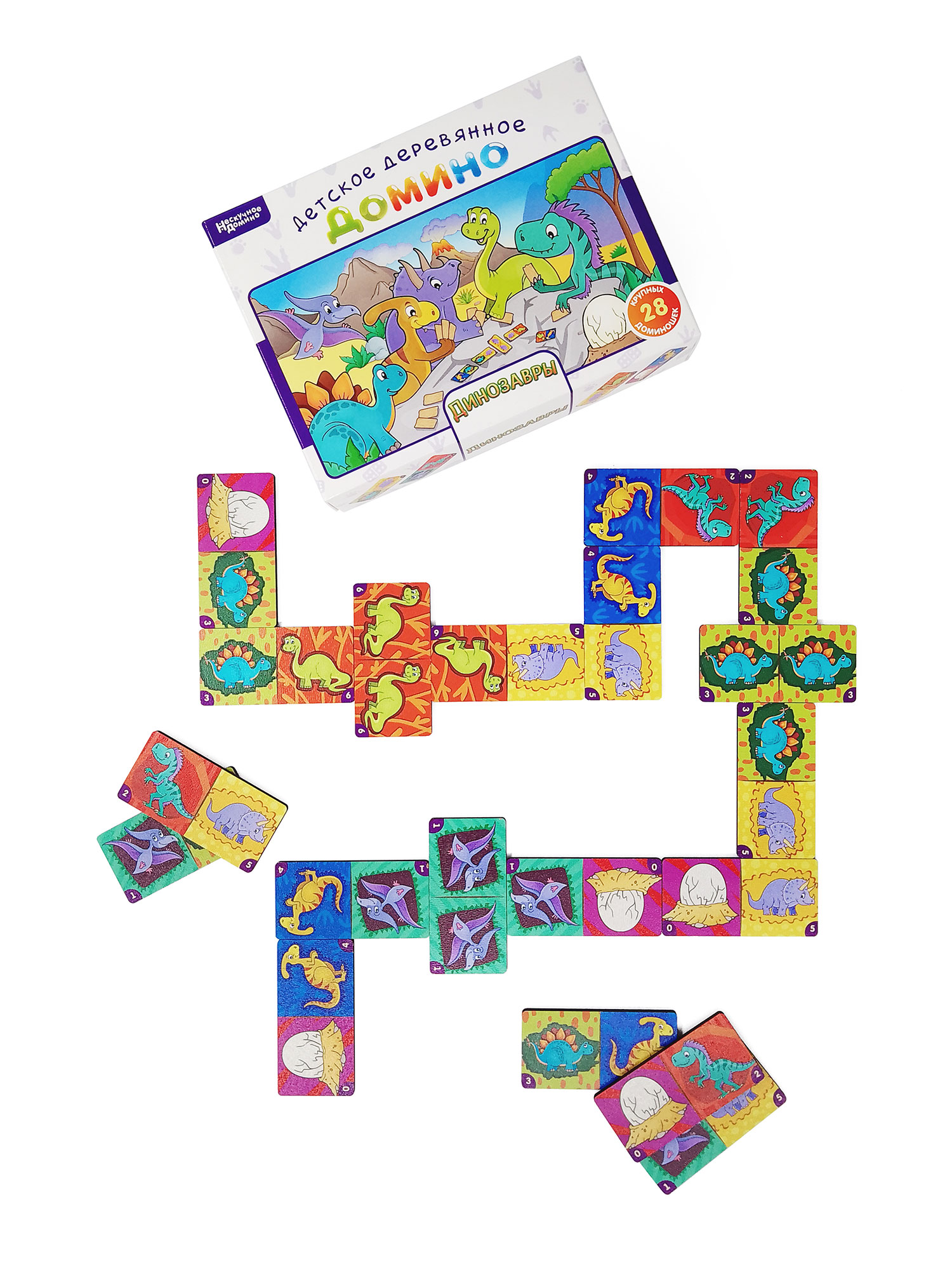 Настольная игра Нескучные игры Домино - фото 7