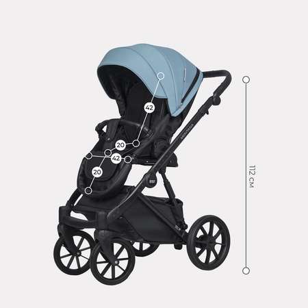 Коляска 3в1 Riko Basic Montana Ecco