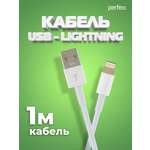 Кабель Perfeo для iPhone USB - 8 PIN Lightning длина 1 м. I4602