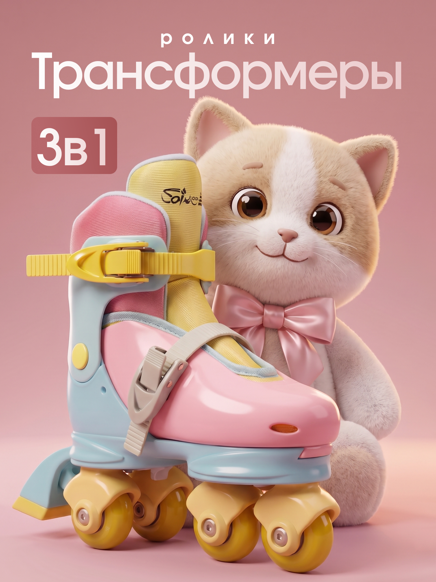 Роликовые коньки Saimaa S 31-34 - фото 1