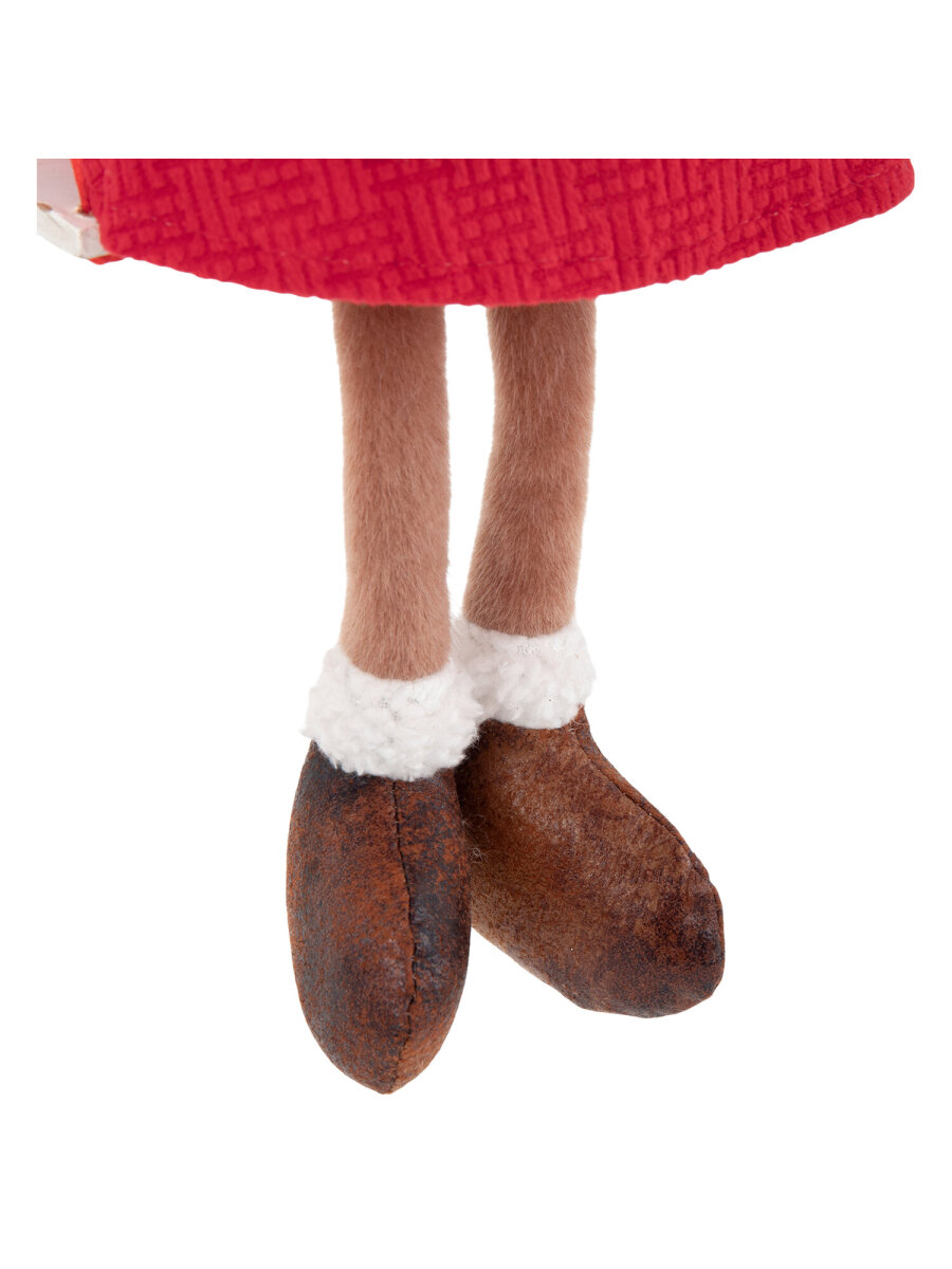 Украшение новогоднее Золотая сказка Олененок на качелях на стену и елку для дома и офиса - фото 7