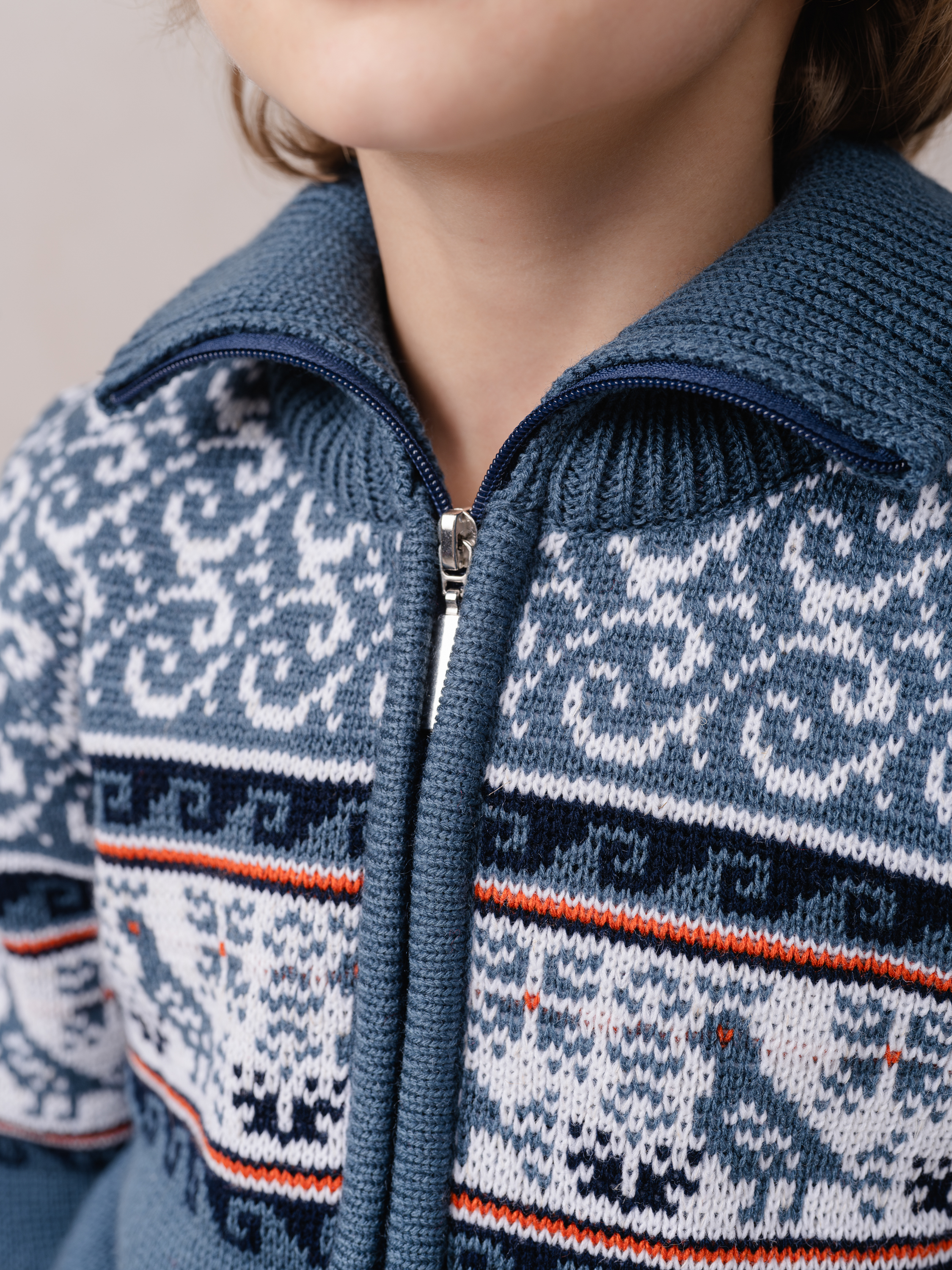 Кардиган КОвровский ТРИкотаж 0218/джинс - фото 7