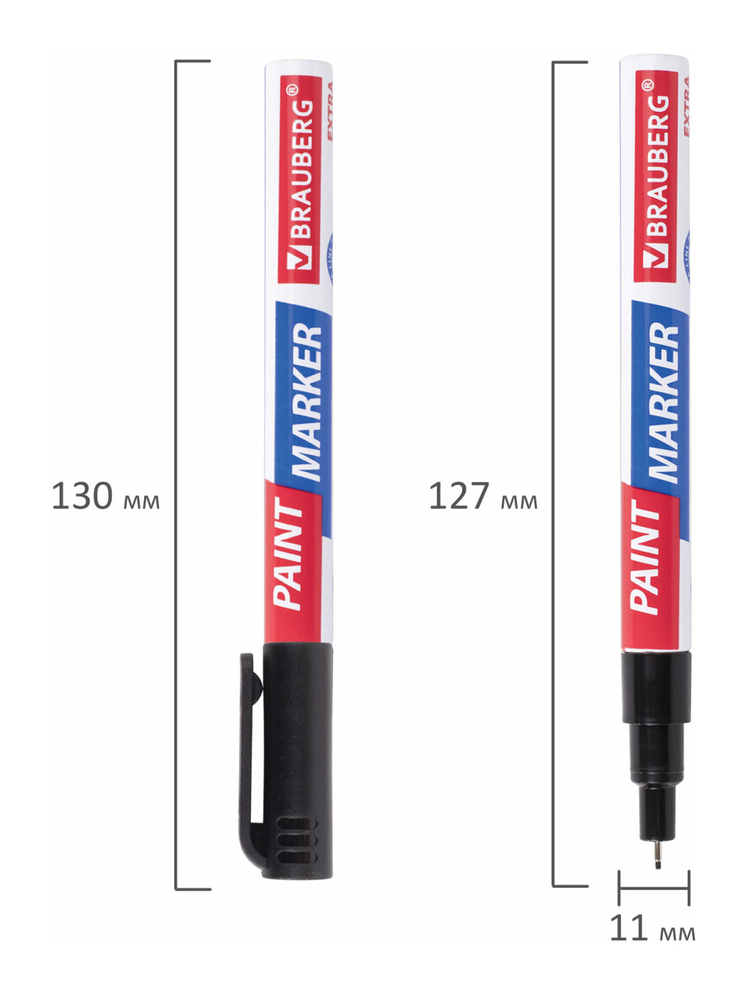 Маркеры Brauberg 2 шт. - фото 22