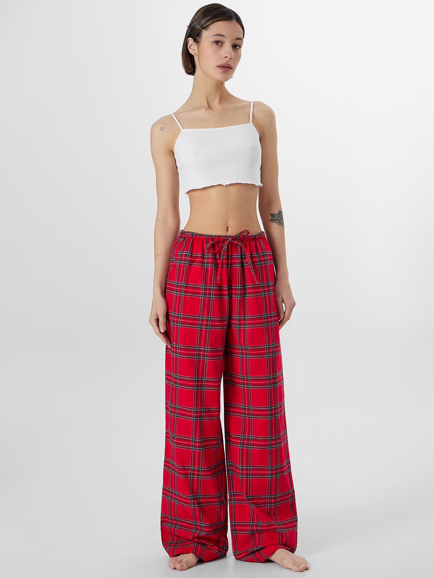 Брюки Mark Formelle (Марк Формэль) 532431-2/клетка на красном - фото 5