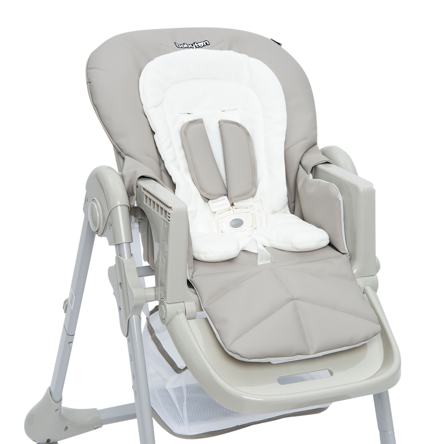 Стульчик для кормления Babyton Optima Eco Grey классический - фото 10