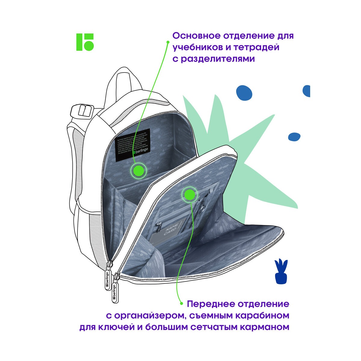 Ранец BERLINGO Iron drone - фото 4