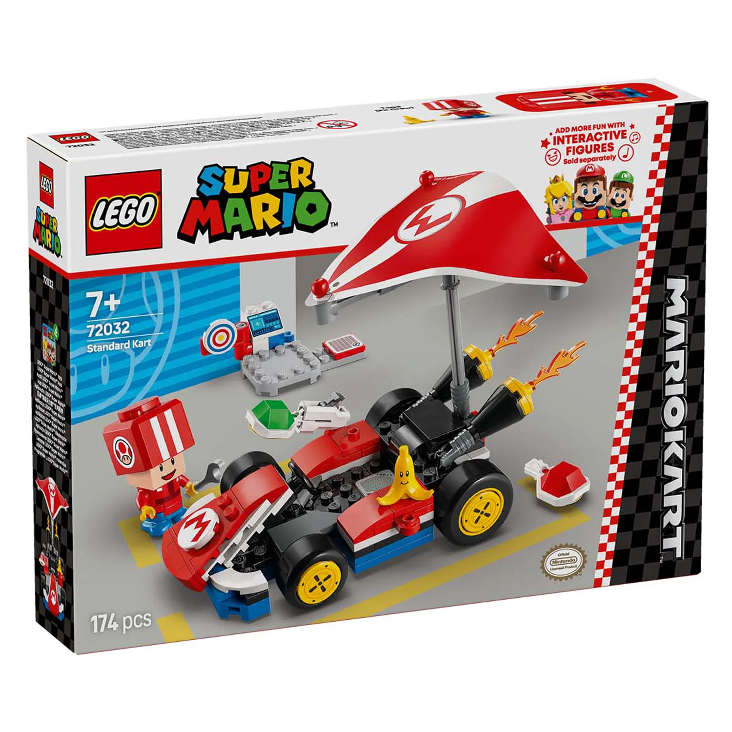 Конструктор LEGO Super Mario Стандартный Карт 174 дет. - фото 4