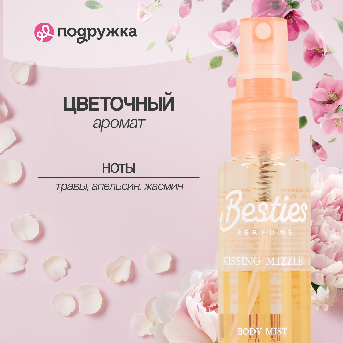 Мист парфюмированный BESTIES kissing mizzle 30 мл - фото 2