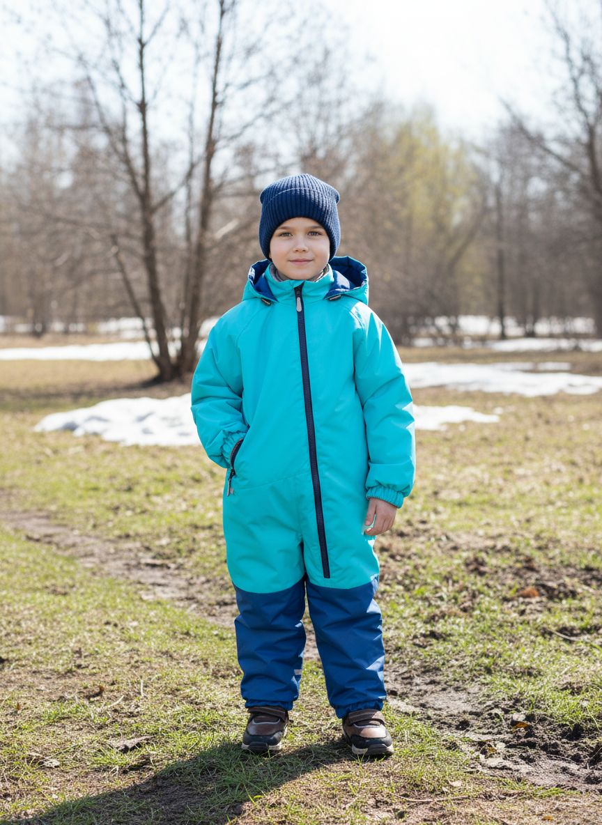 Комбинезон Arctic kids 30-042 бирюза - фото 2