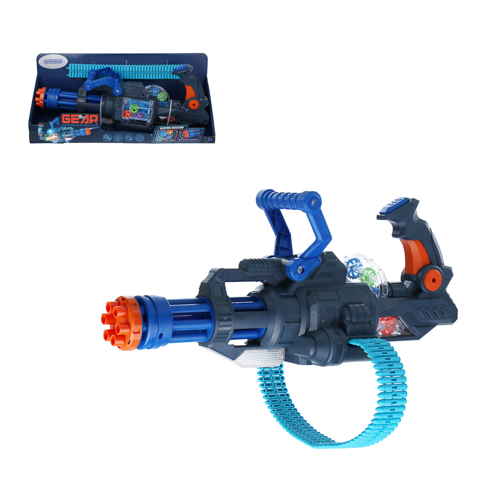 Бластер Игроленд Гатлинга со светом и звуком - фото 7