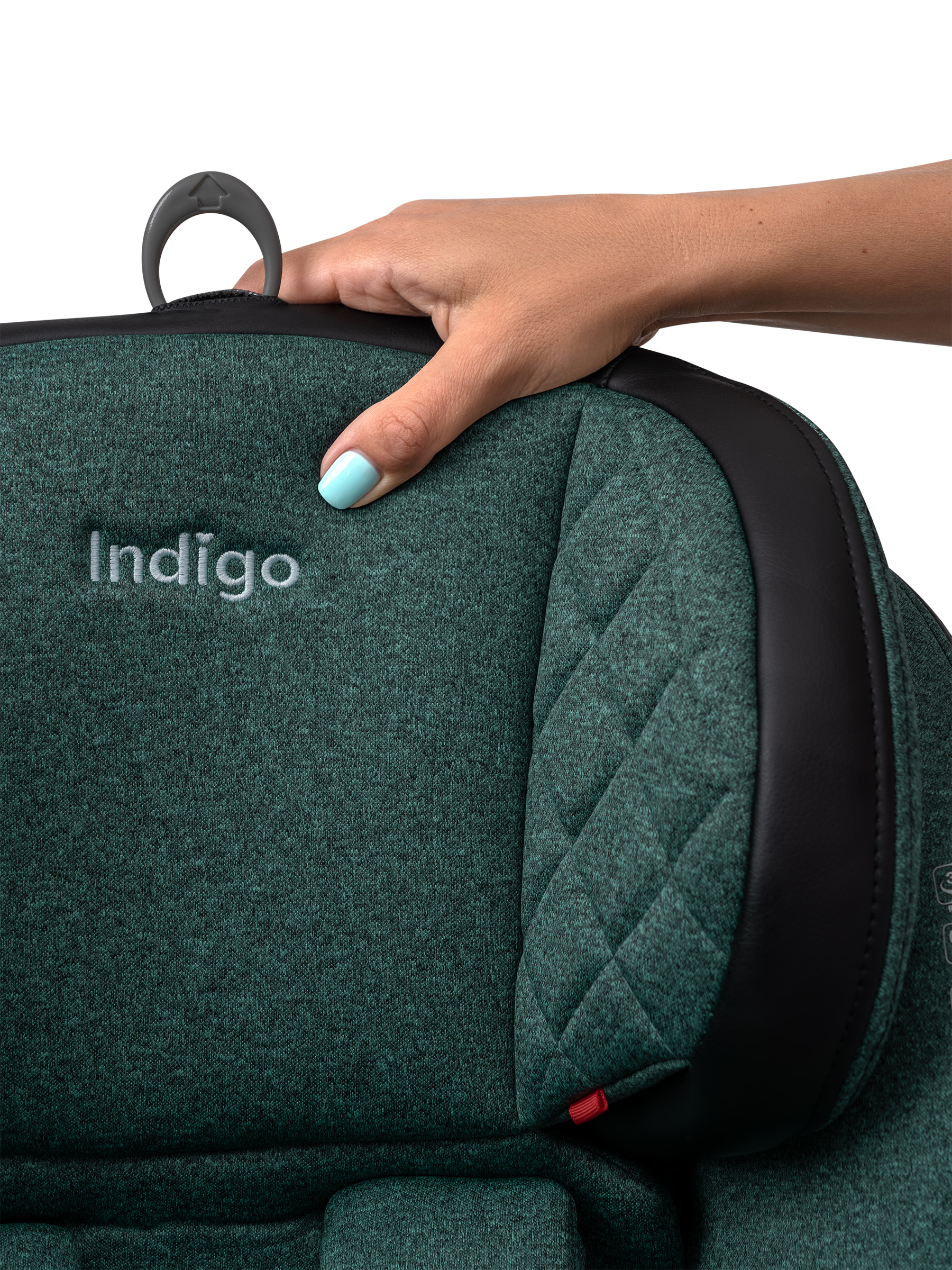 Автокресло Indigo Aero зеленый Isofix 0+/1/2/3 (0-36 кг) - фото 34
