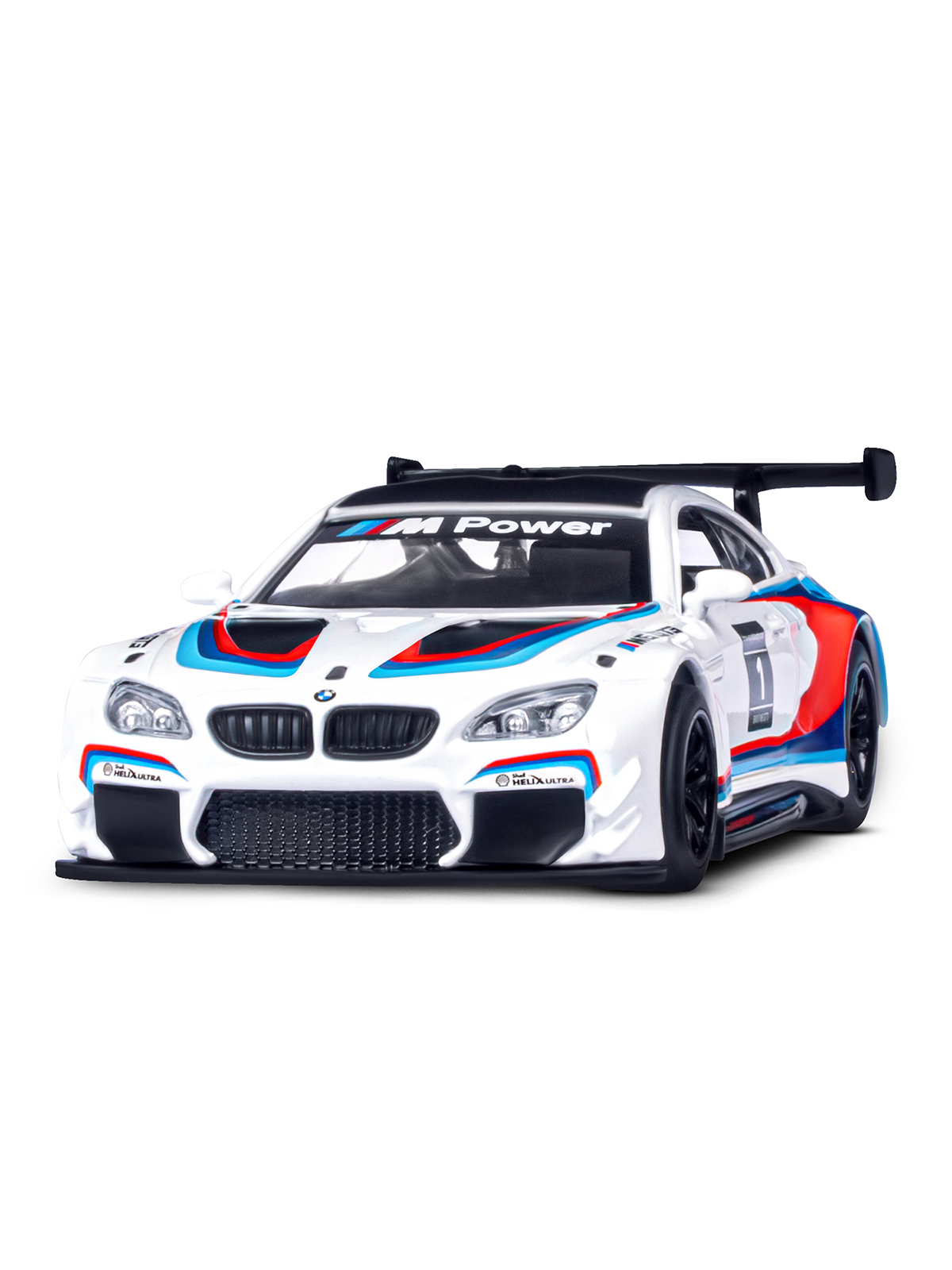 Автомобиль АВТОпанорама BMW M6 1:44 белый JB1251213 - фото 10