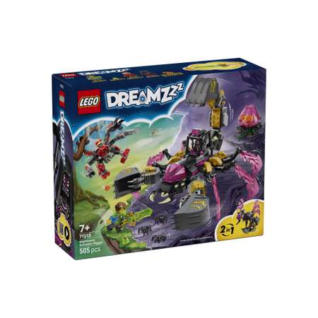 Конструктор LEGO DREAMZzz Кошмарный скорпион-копатель 505 дет.