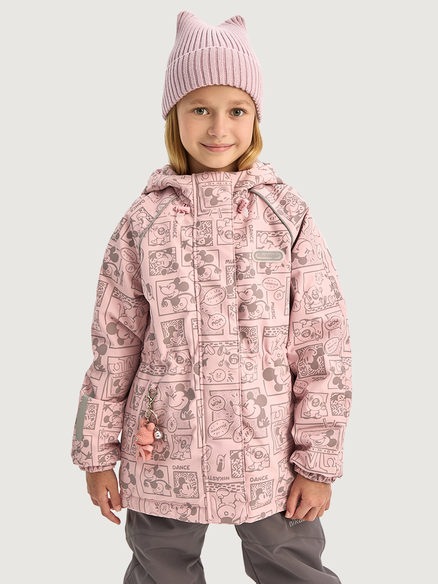 Костюм NIKASTYLE 7м1826 пудра/кофе - фото 4