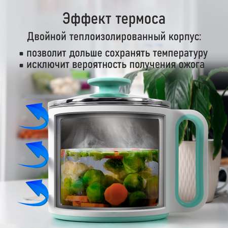 Мультиварка MARTA MT-MC4337A белый ментол