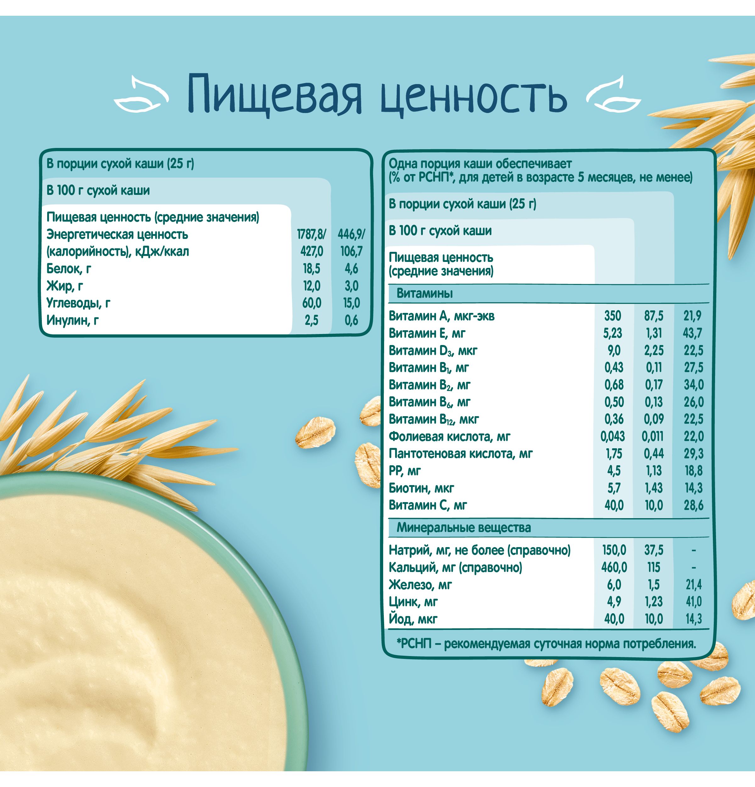 Каша молочная ФрутоНяня овсяная 190г - фото 8