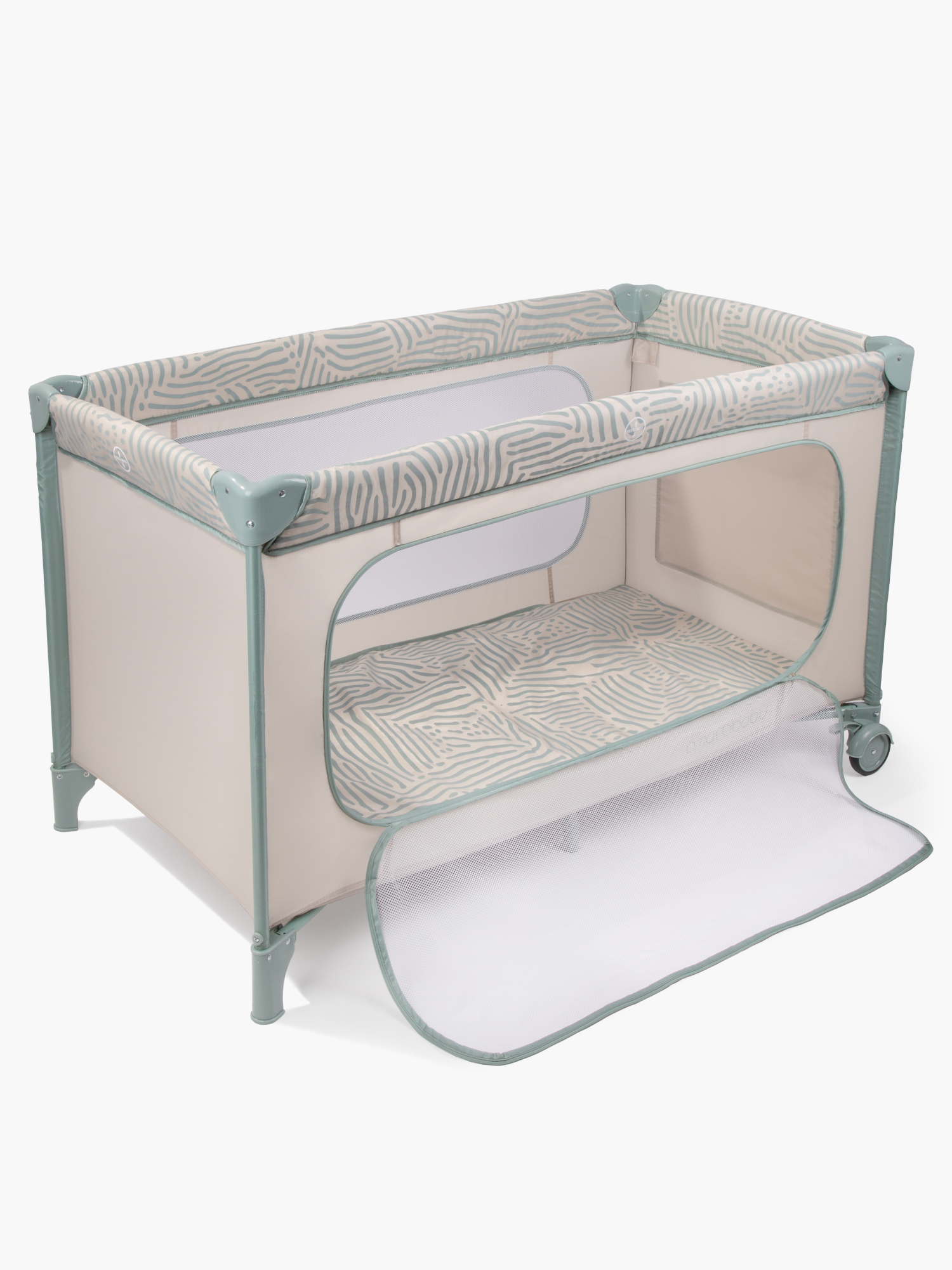 Манеж кровать Amarobaby SMART бежевый AMARO-26SM/0313 - фото 2