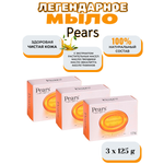 Мыло PEARS Натуральное и Деликатное 3 шт. 375 г