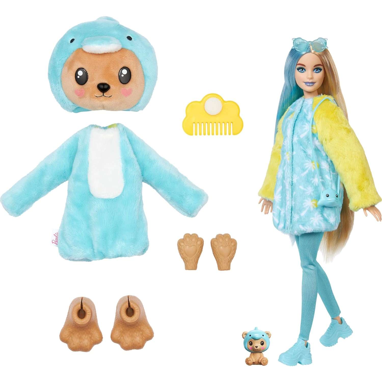 Кукла модельная Barbie Cutie Reveal Мишка HRK25 - фото 2