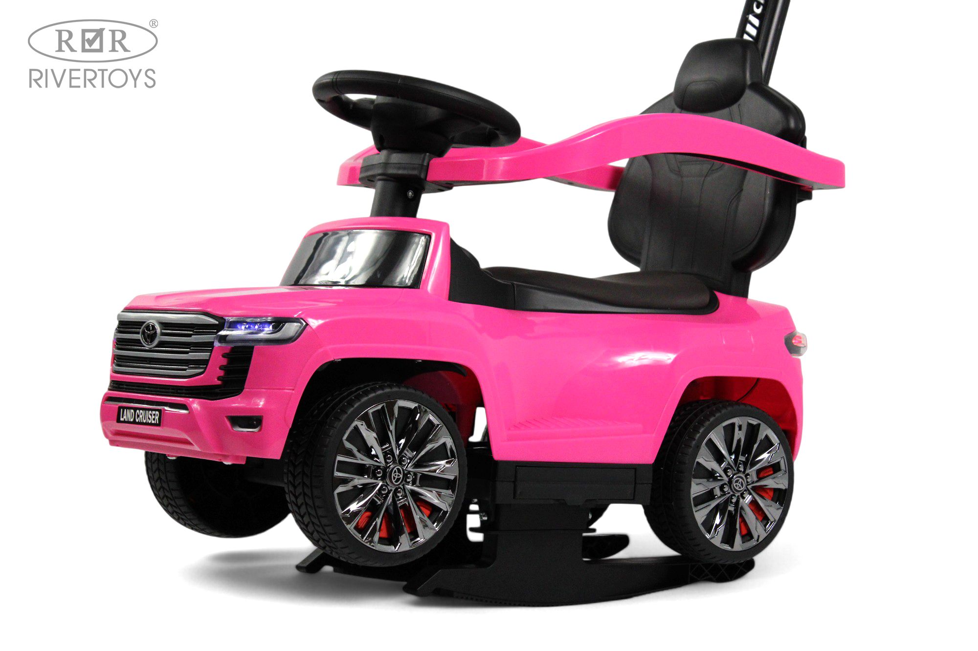 Электромобиль RIVERTOYS Toyota Z002ZZ-A-PINK С пультом ДУ - фото 16