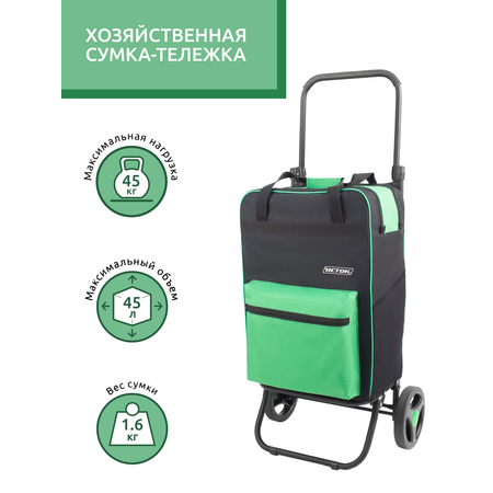 Сумка хозяйственная Исток тележка на колесиках
