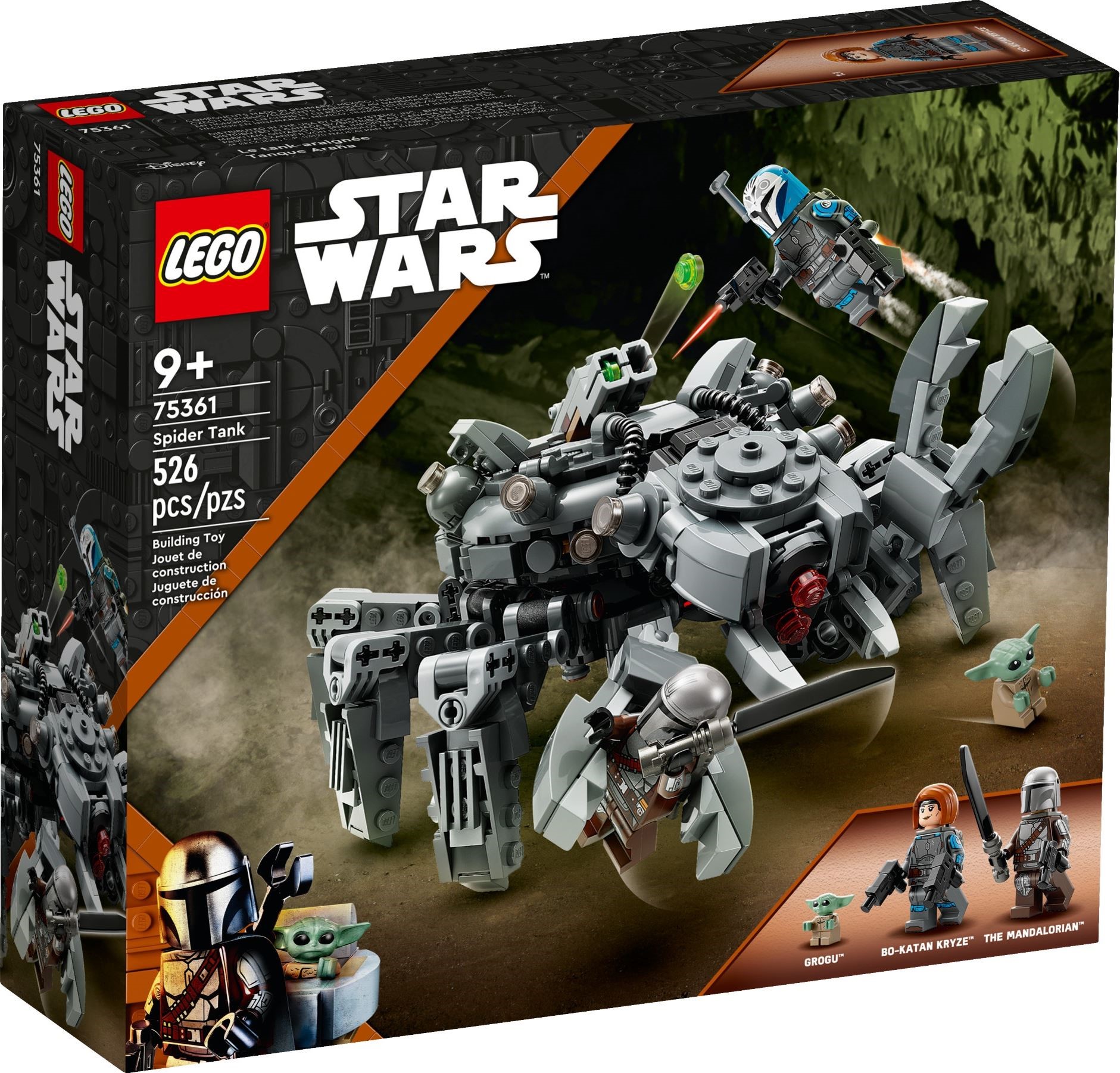Изображение товара LEGO Star Wars Танковый набор 75361 с персонажами и боевыми функциями