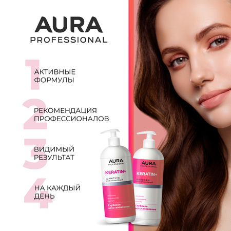 Шампунь AURA Глубокое восстановление 1850 мл