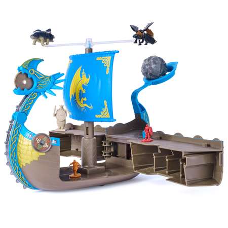 Мягкая игрушка Dragons Трансформируемый корабль