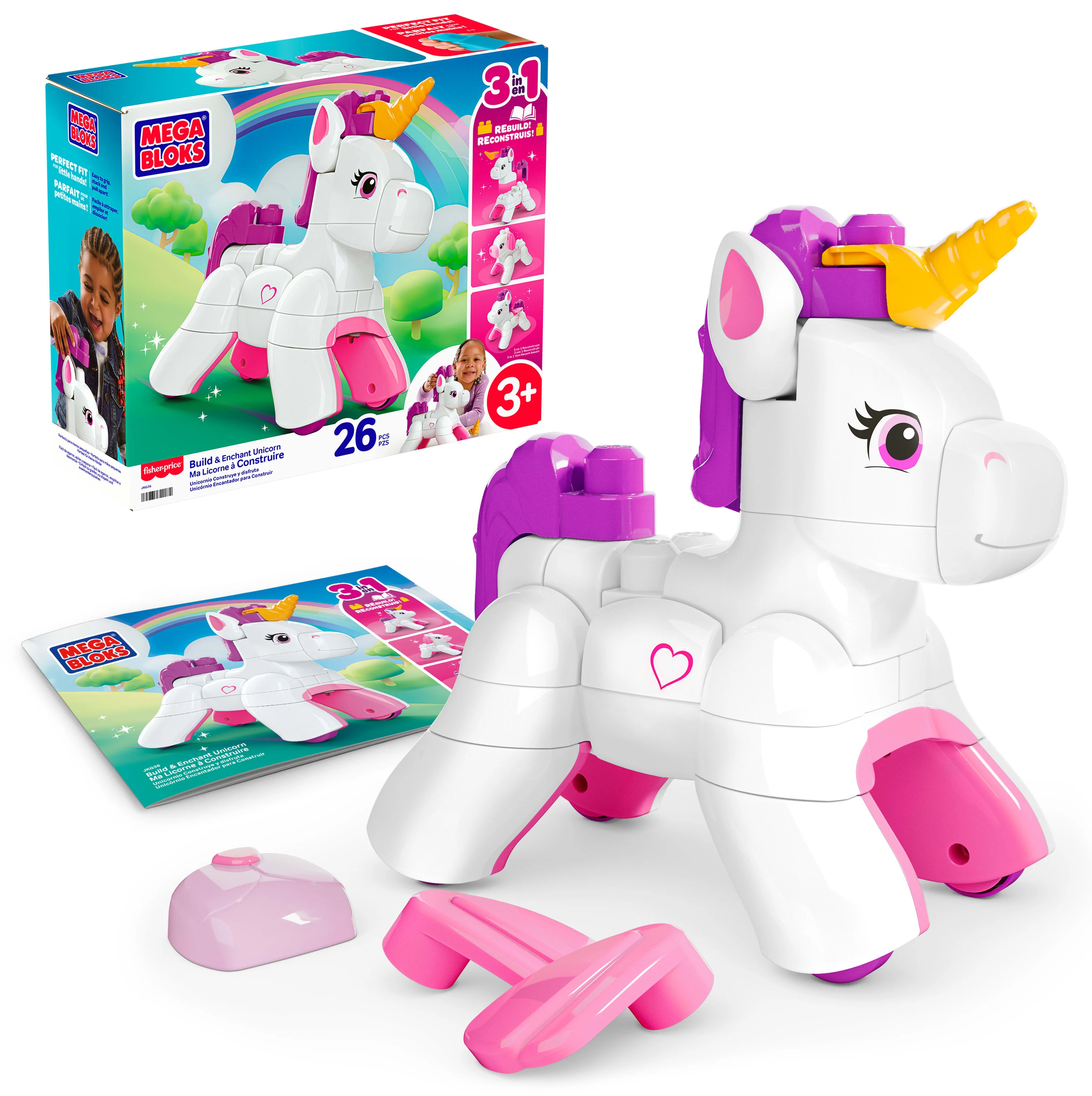 Конструктор Mega Bloks Единорог 26 дет. - фото 1