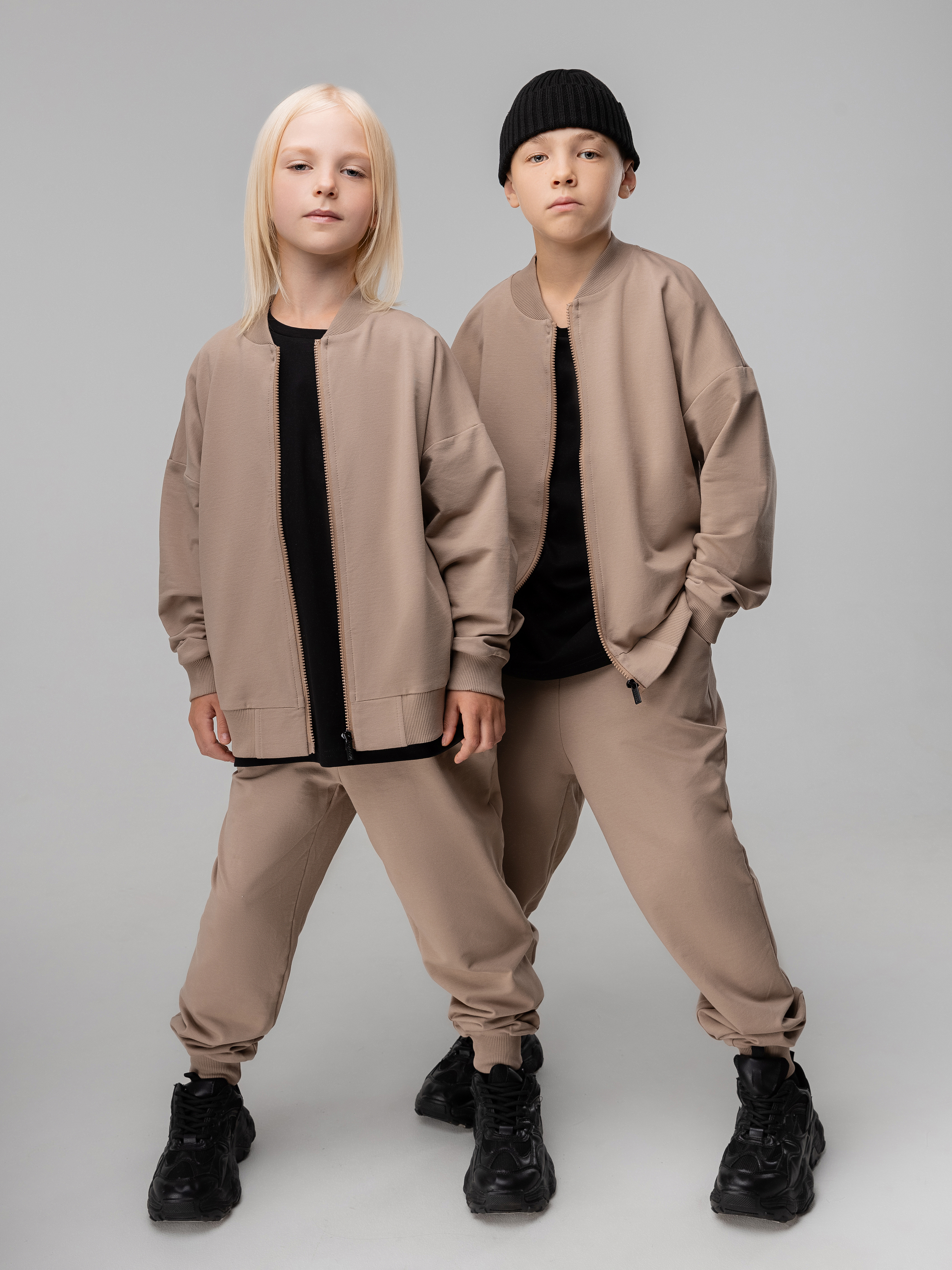 Толстовка и брюки Bodo 46-154MU_бежевый - фото 3