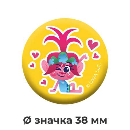 Значок PRIORITY Тролли 4 шт.