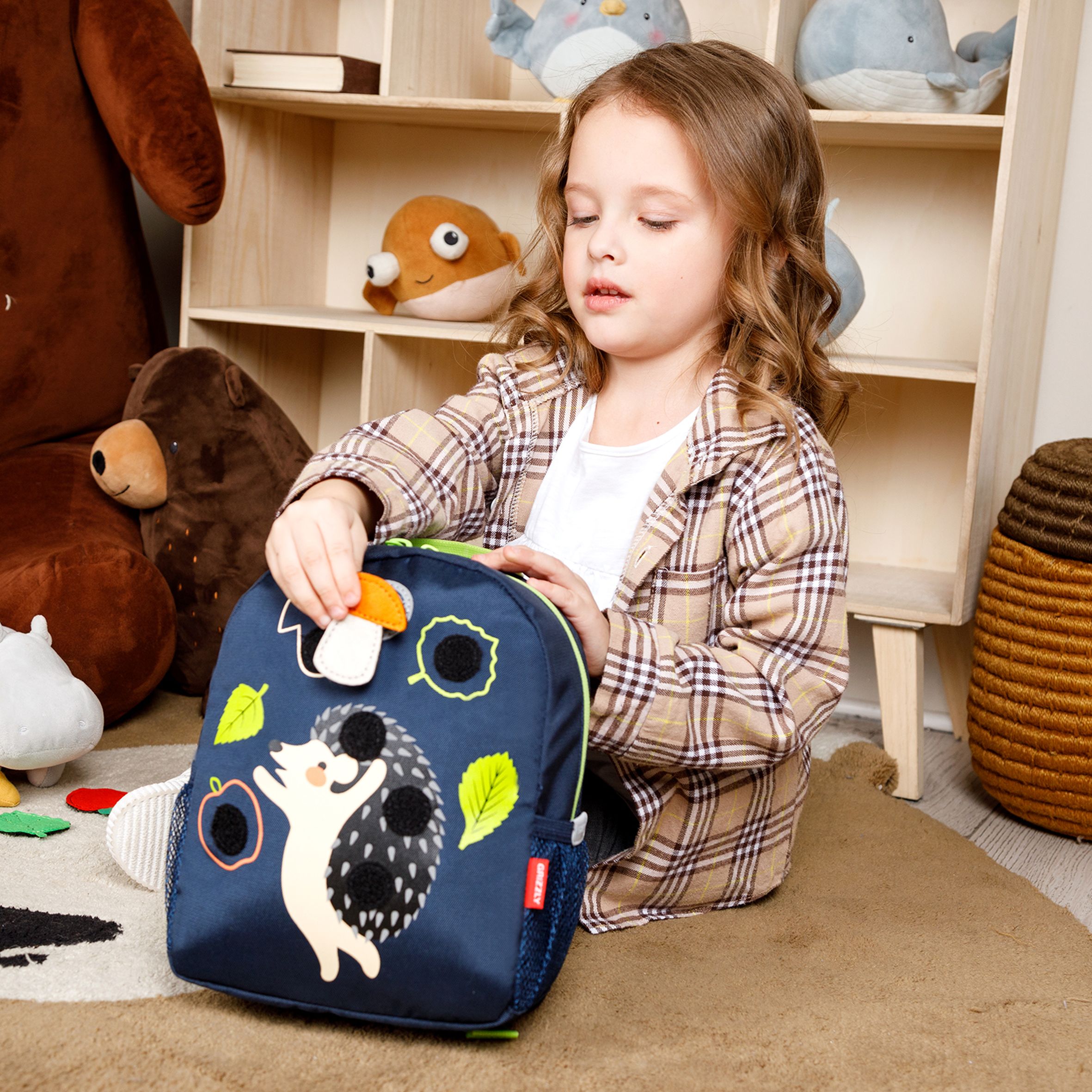 Рюкзак дошкольный Grizzly для мальчика - фото 10