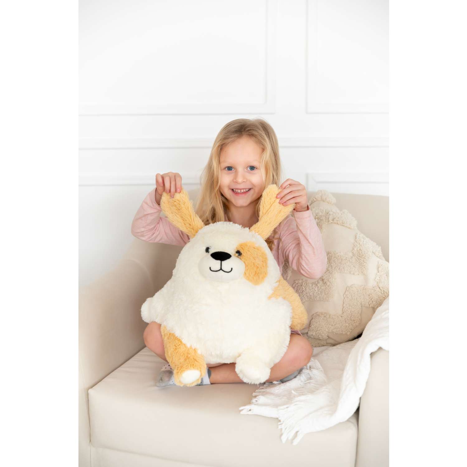 Игрушка мягкая Laffi собачка Щенок Пухляш 28 см - фото 7