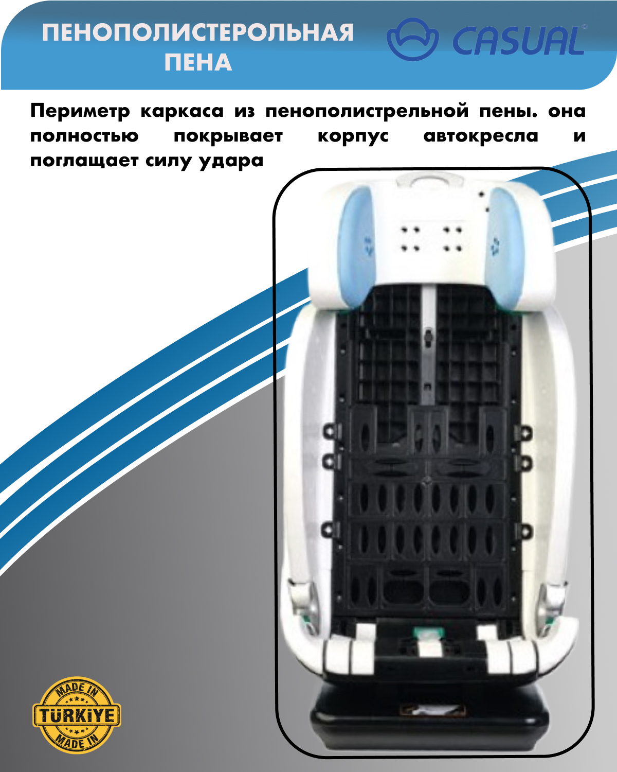 Автокресло Casual Goldfix Pro Isofix 1/2/3 (9-36 кг) - фото 3