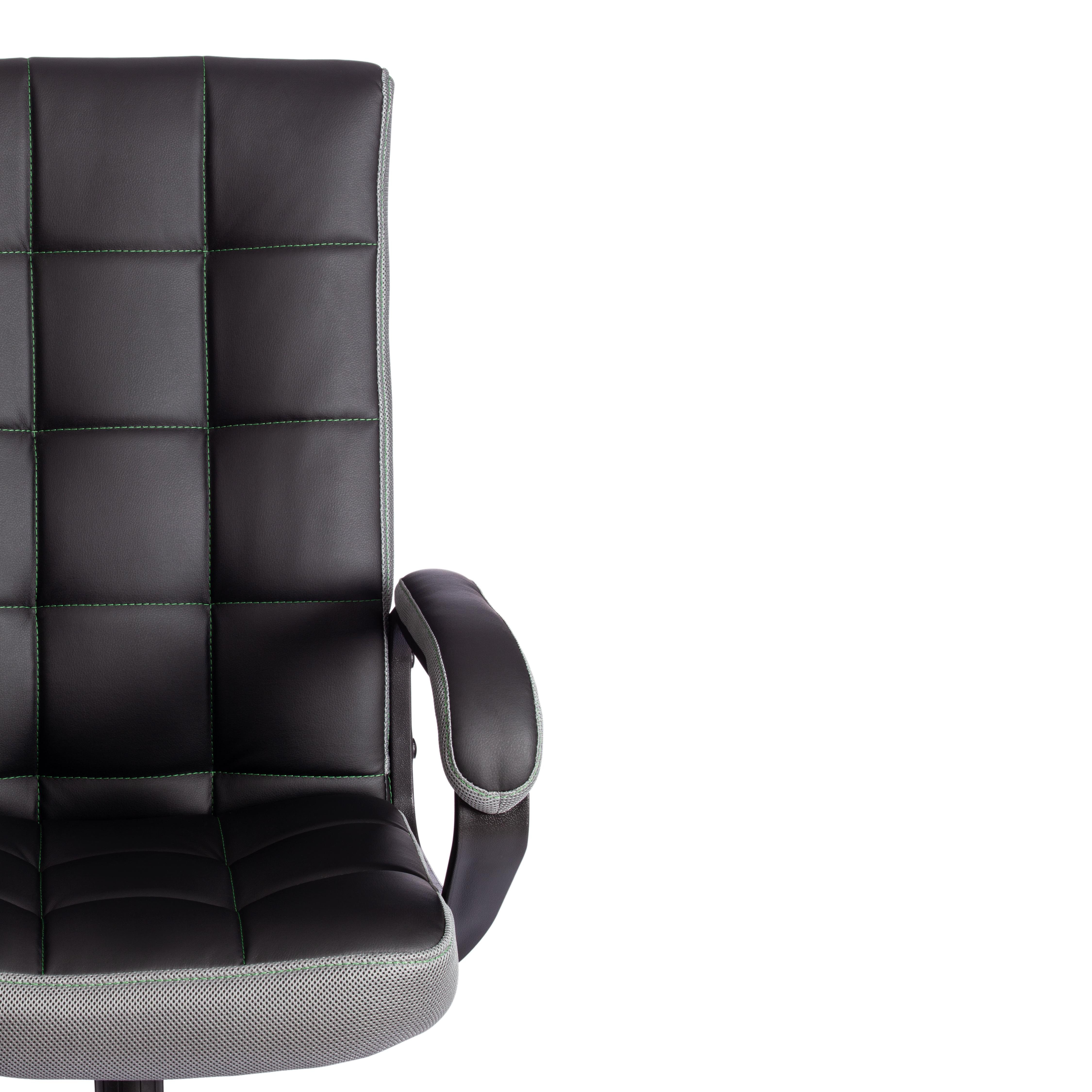 Компьютерное кресло TETCHAIR Тренди черный/серый - фото 6