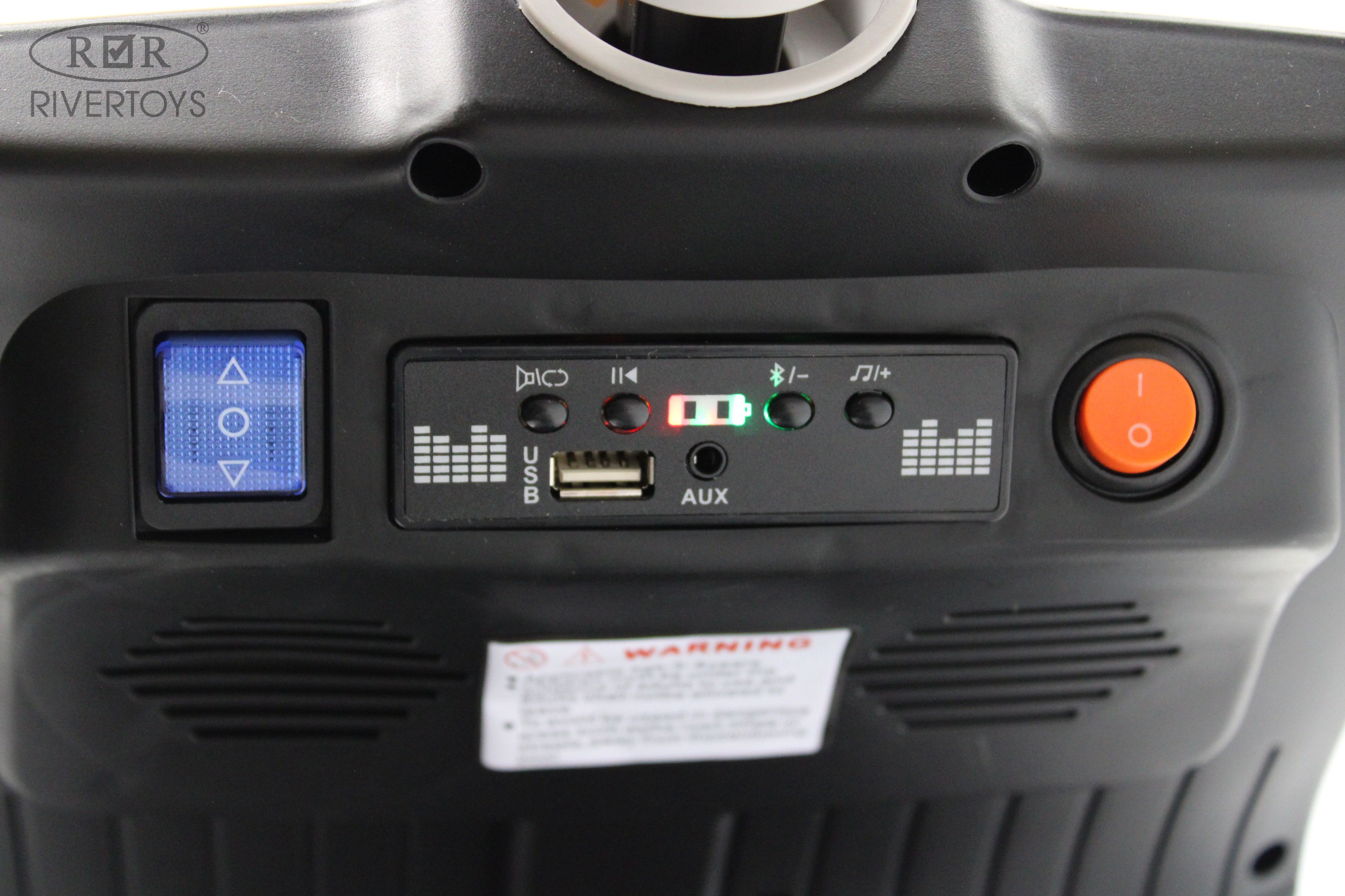 Электромобиль RIVERTOYS K444PX-GRAY - фото 7