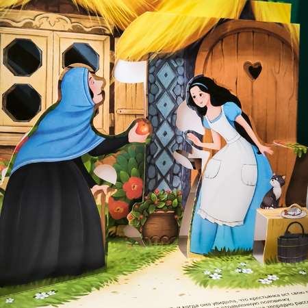 Книга с объемными картинками Malamalama Белоснежка сказка-панорамка
