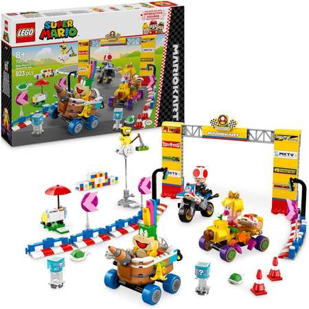 Конструктор LEGO Super Mario Малышка Пич и Гран-При блочный