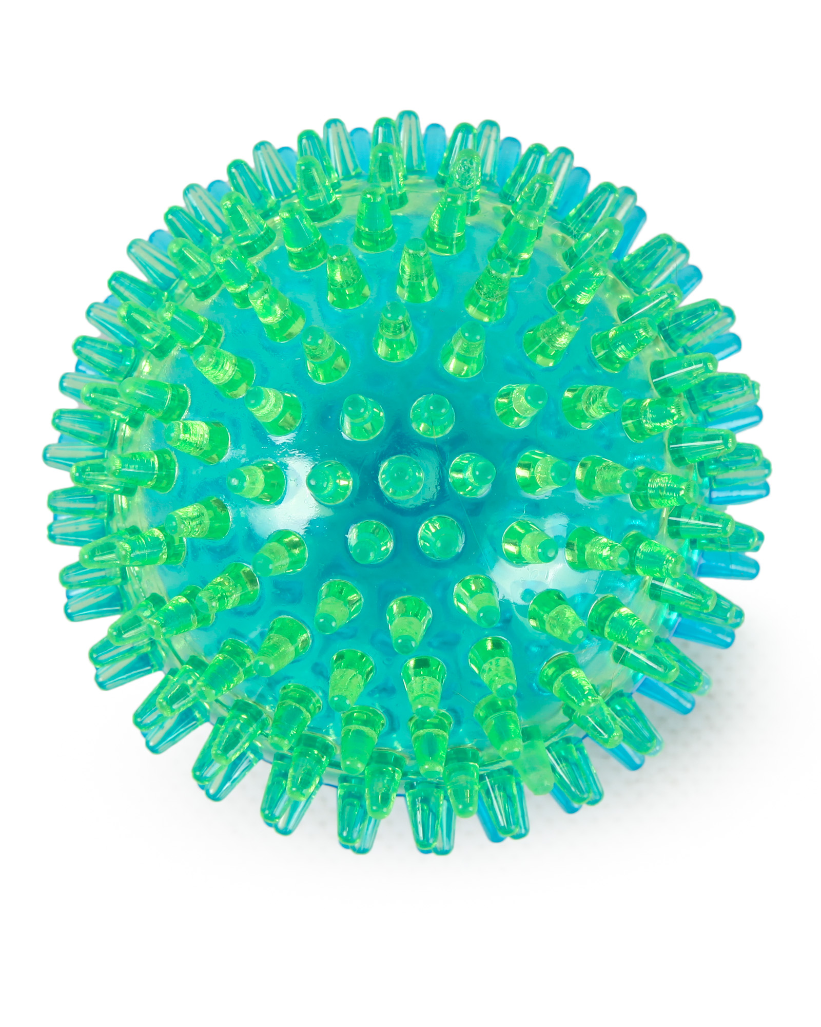 Игрушка для собак Barbaks Мяч-пупырка с массажными зубчиками пищит 9см ТПР в ассортименте - фото 6