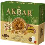 Чай Akbar Черный Дубайский шоколад 100 пакетов