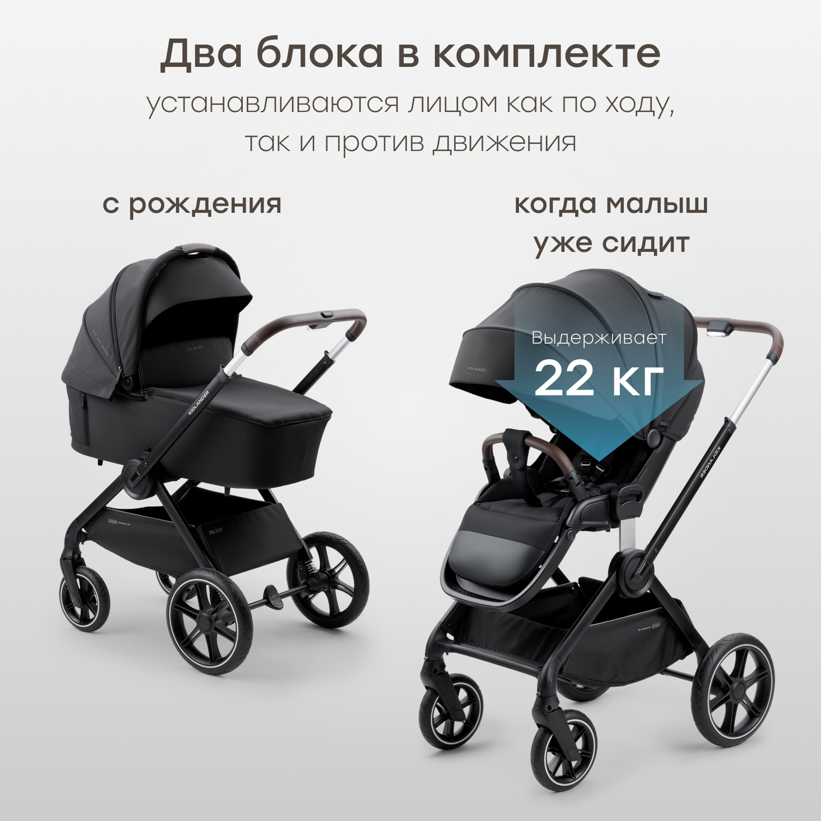 Коляска 2в1 Happy Baby - фото 2
