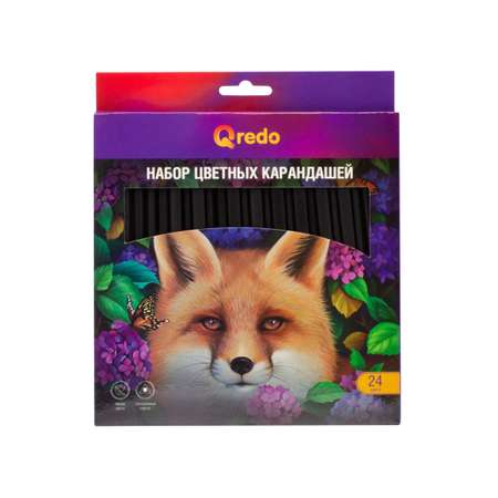 Карандаши цветные Qredo 24 шт.