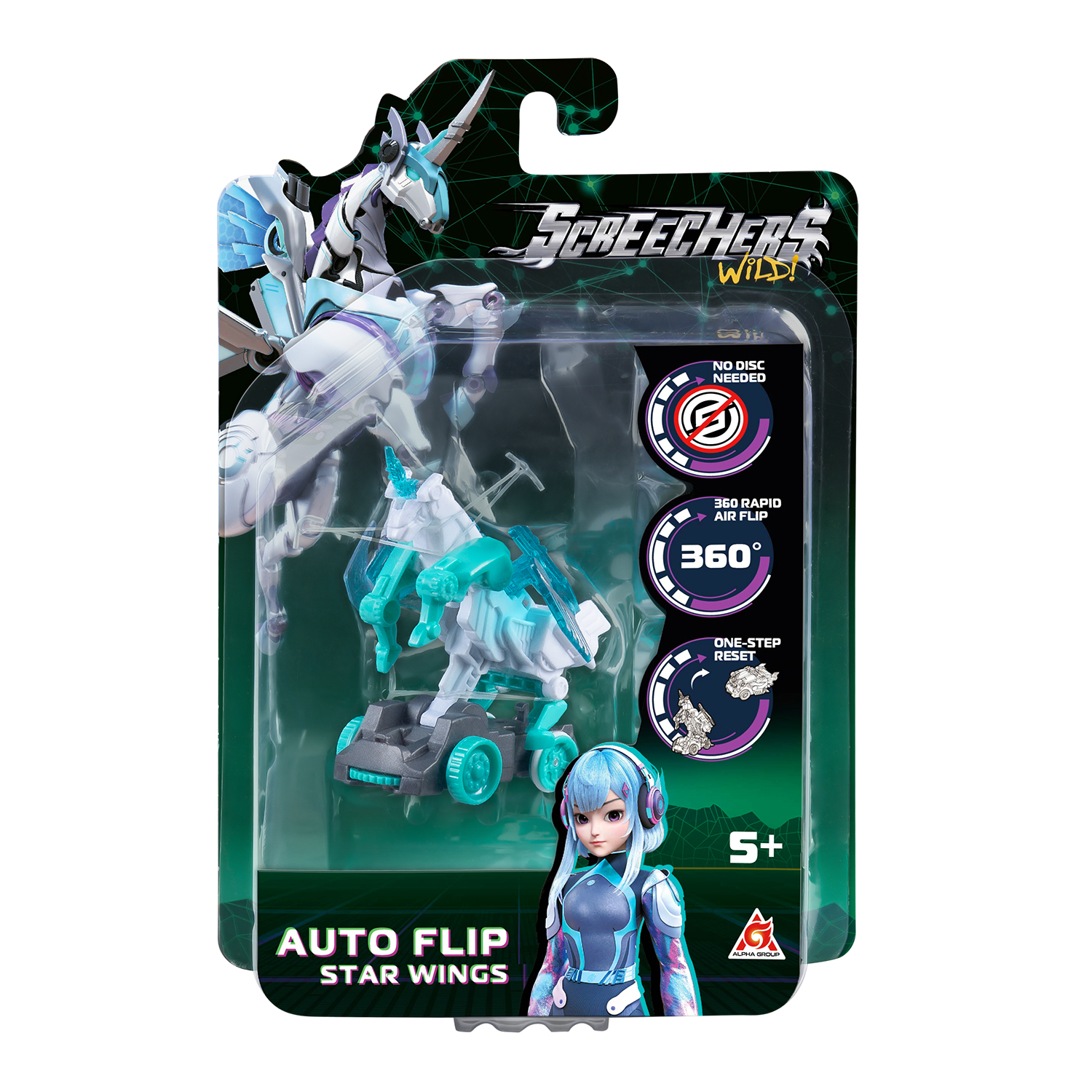 Игровой набор Screechers Wild Автофлип Стар Вингс - фото 2
