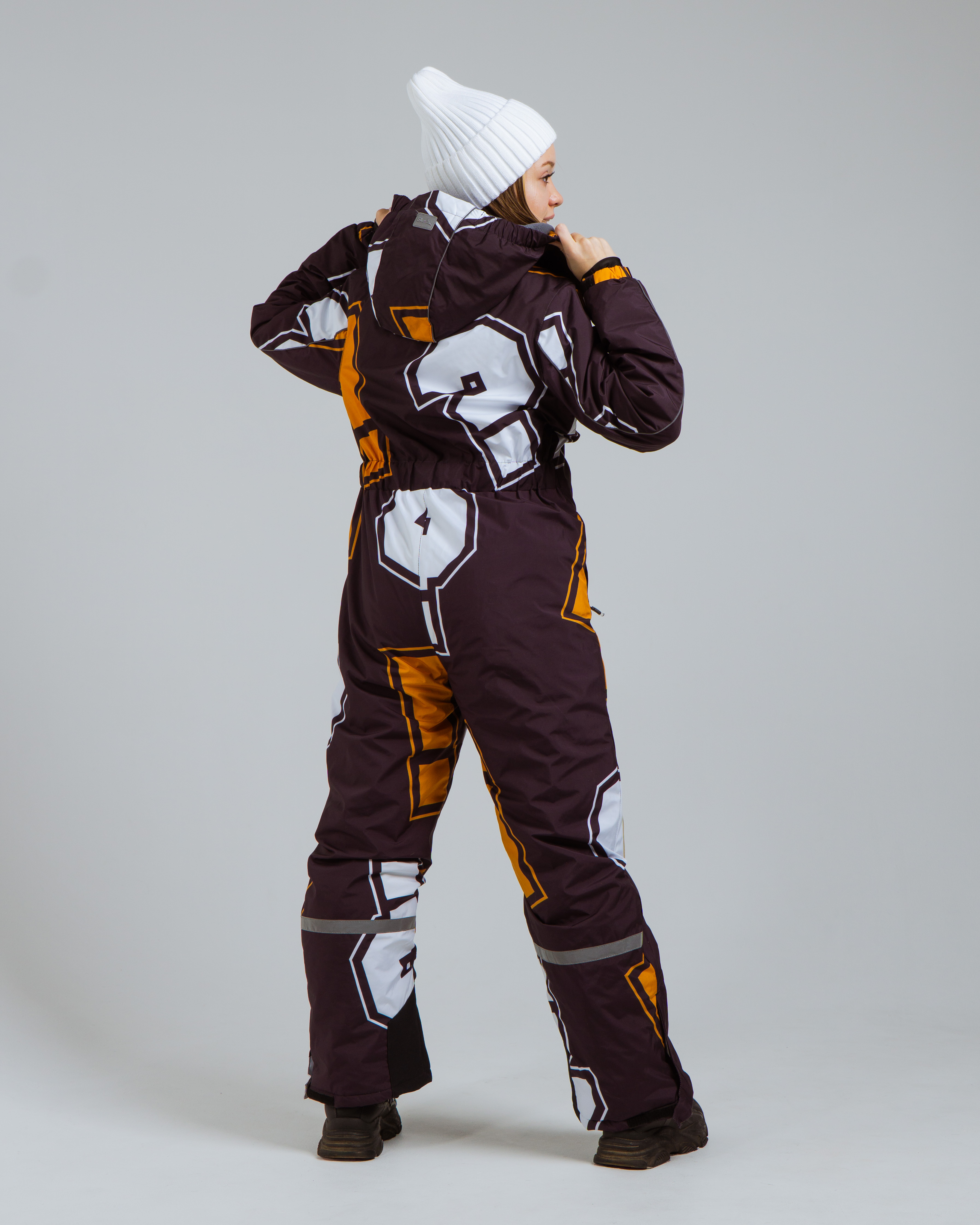 Комбинезон Saimaa GLO-10 черно-оранжевый - фото 11