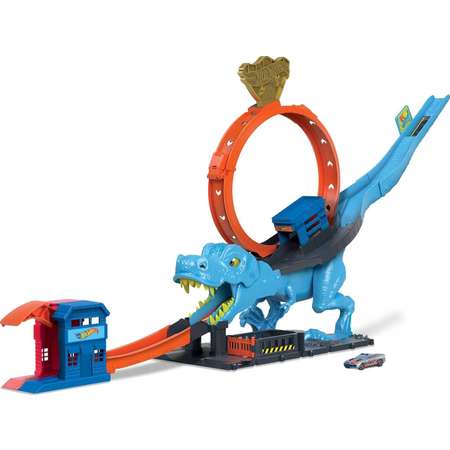Трек Hot Wheels City T-Rex Chomp Down