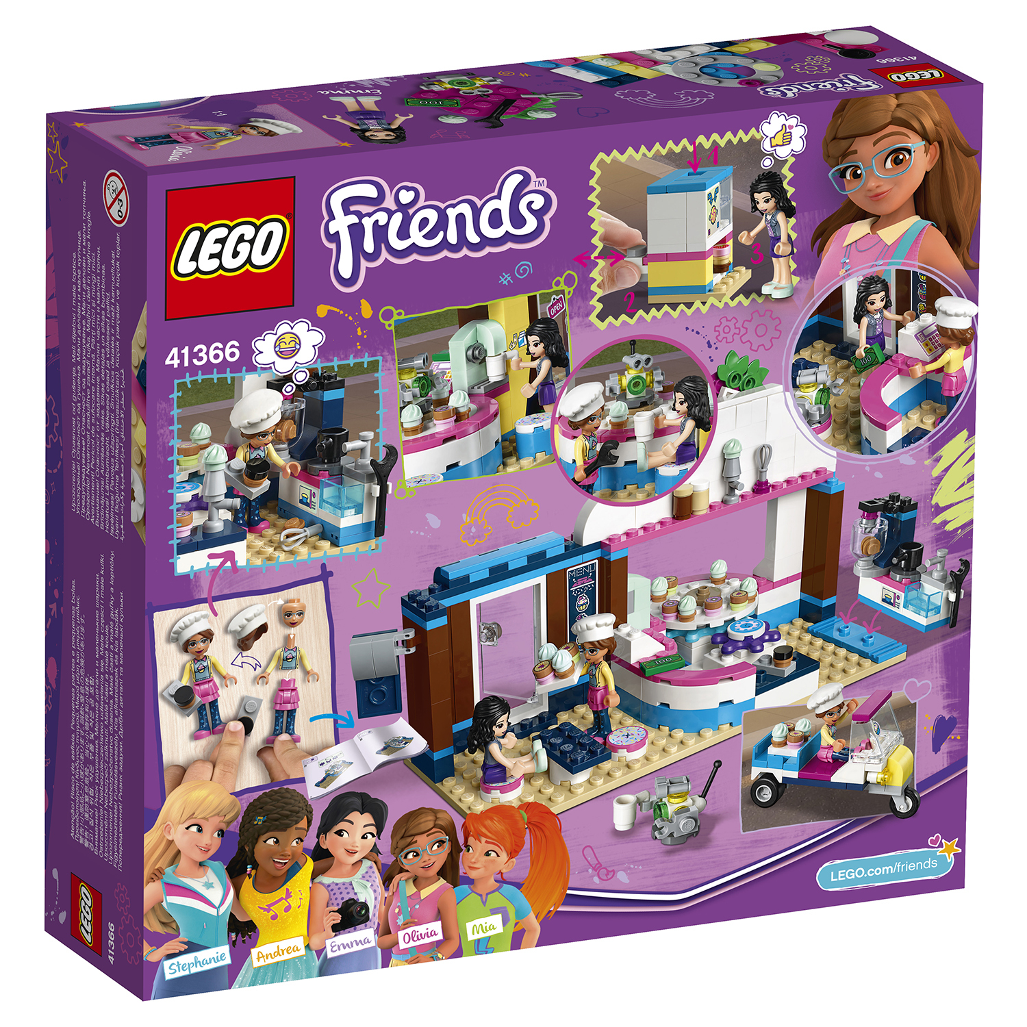 Конструктор LEGO Friends Кондитерская Оливии блочный - фото 3