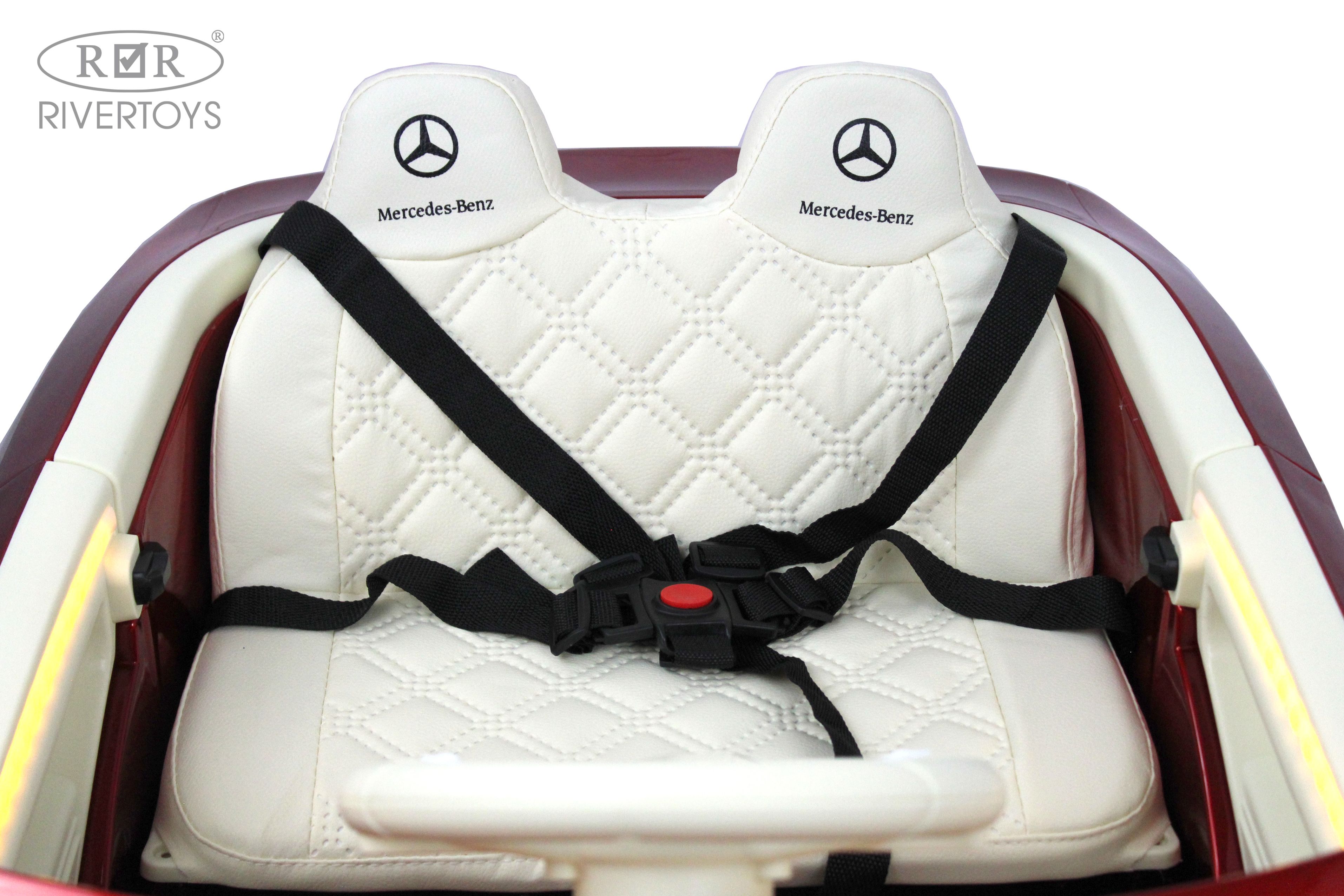 Электромобиль RIVERTOYS Mercedes М333БХ-RED-GLANEC С пультом ДУ - фото 16