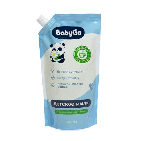 Мыло жидкое BabyGo Ромашка 500 г 500 мл