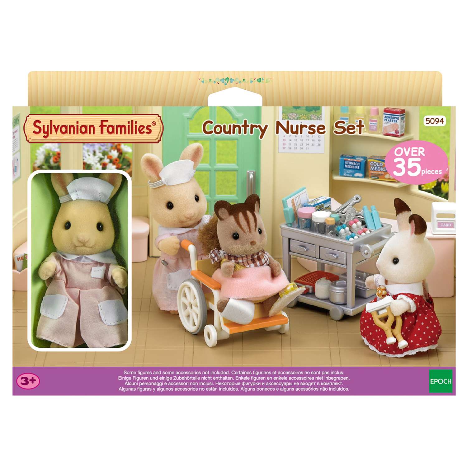 Игровой набор Sylvanian Families Медсестра с аксессуарами - фото 3