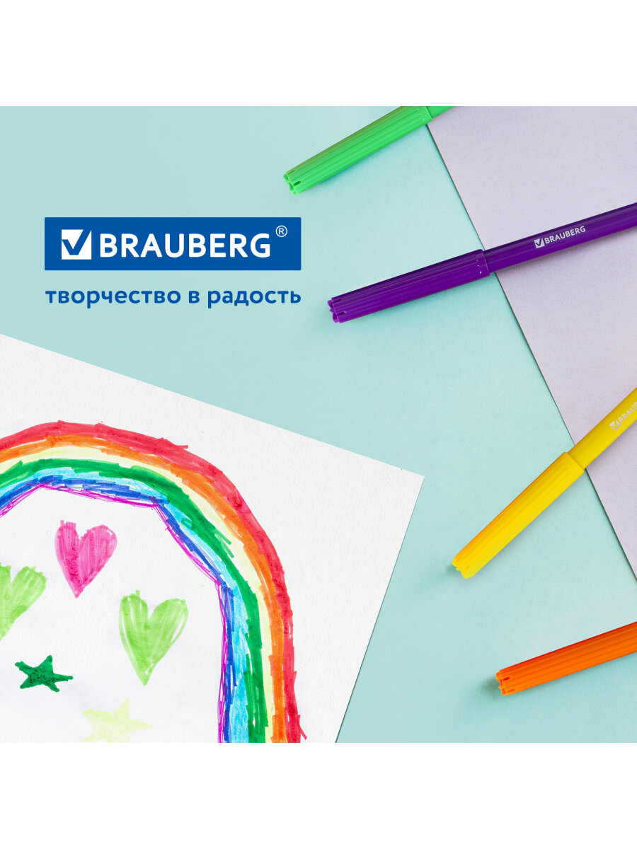 Фломастеры Юнландия 24 цв. - фото 6
